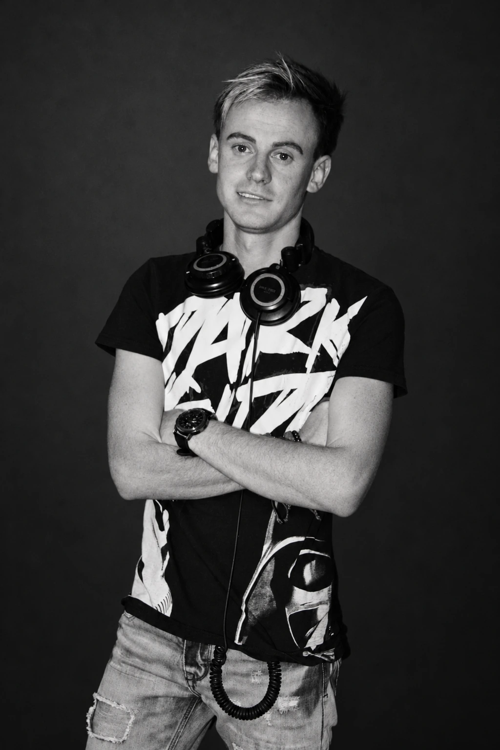 The person behind the sound. Portrait / editorial edit