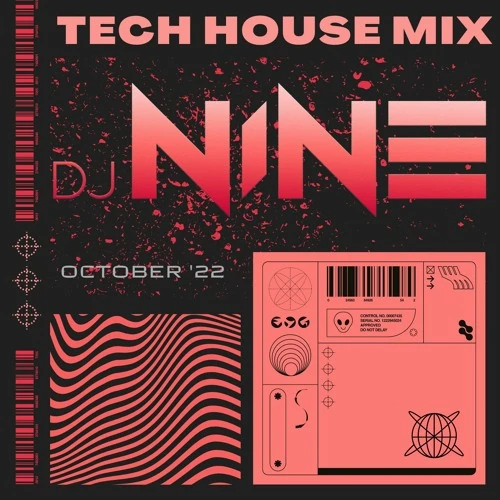 Tech house Mix October 2022 cover artwork