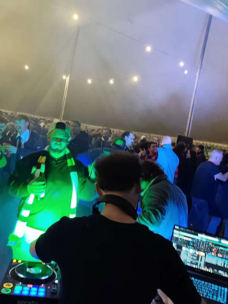 From this side of the dancefloor. Live performance / owner photograph